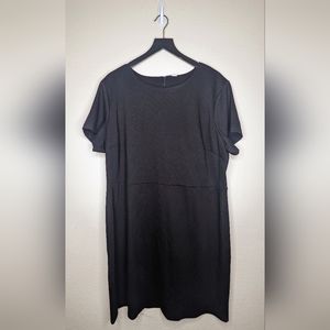 Old Navy Black Women’s Dress Knee Length Short Sleeve